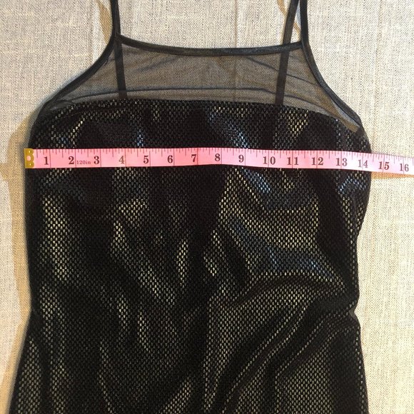 Retro L.A. Glo Velvet Mesh Dress - Picture 3 of 6